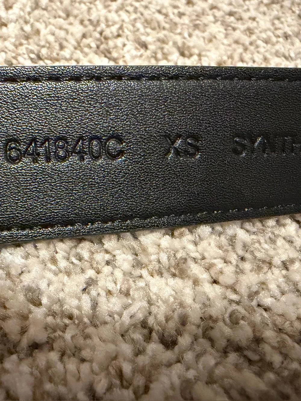 Calvin Klein Brown Synthetic Leather Belt with Silver Logo Buckle
